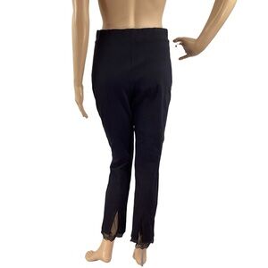 Wolford Samantha Lace Leggings Black Pull-On Slim Fit Size M